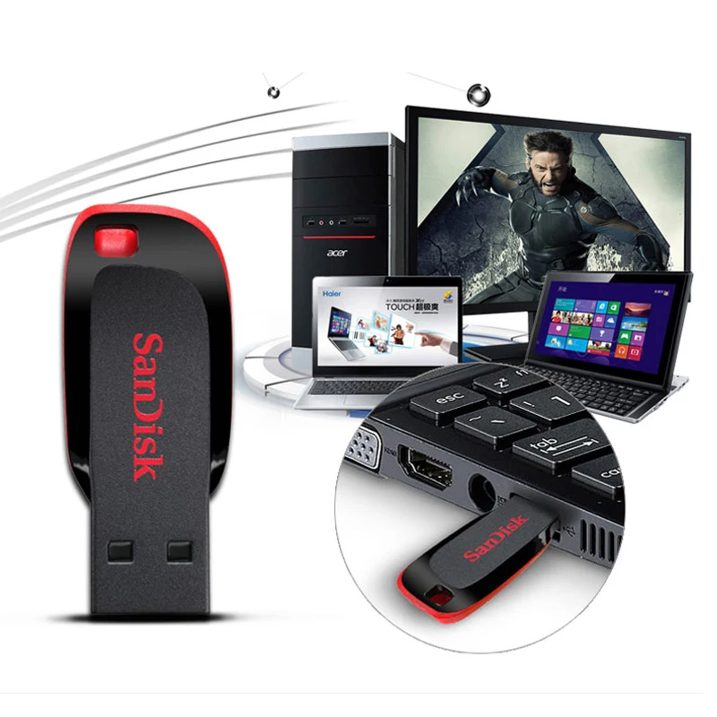 SanDisk USB 3. 0 флеш накопитель 64 ГБ 32 16 ГБ|USB флэш-накопители| |