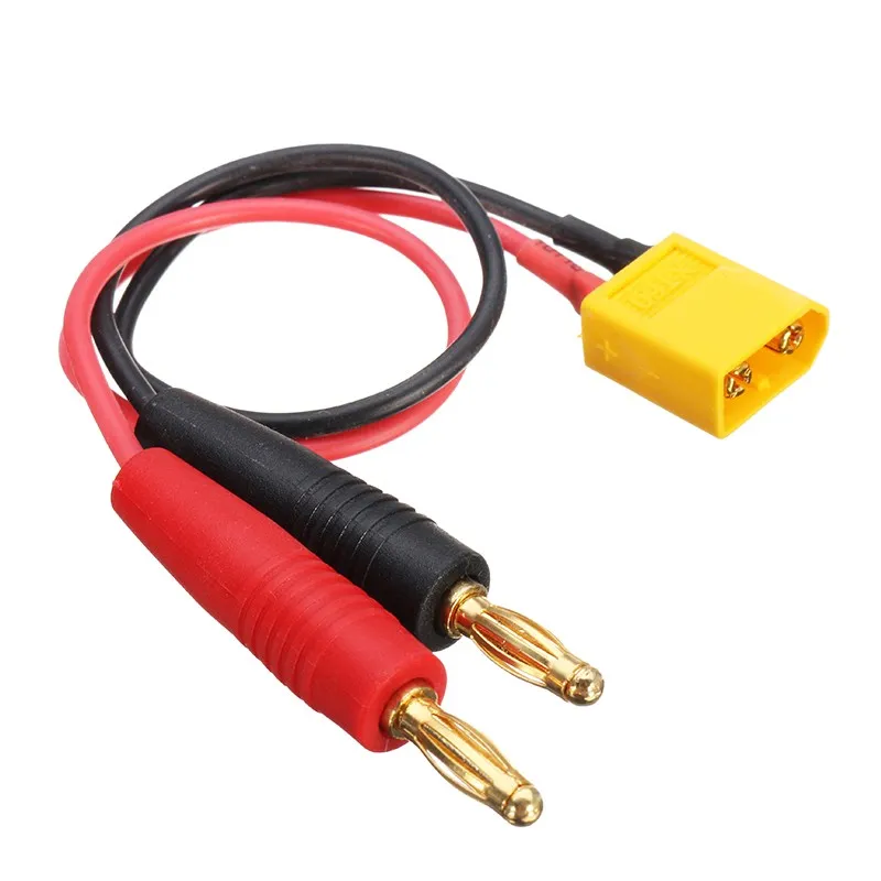 15 см 16awg силиконовый провод XT60 разъем в Банановый штекер 4 мм разъемы для батарей