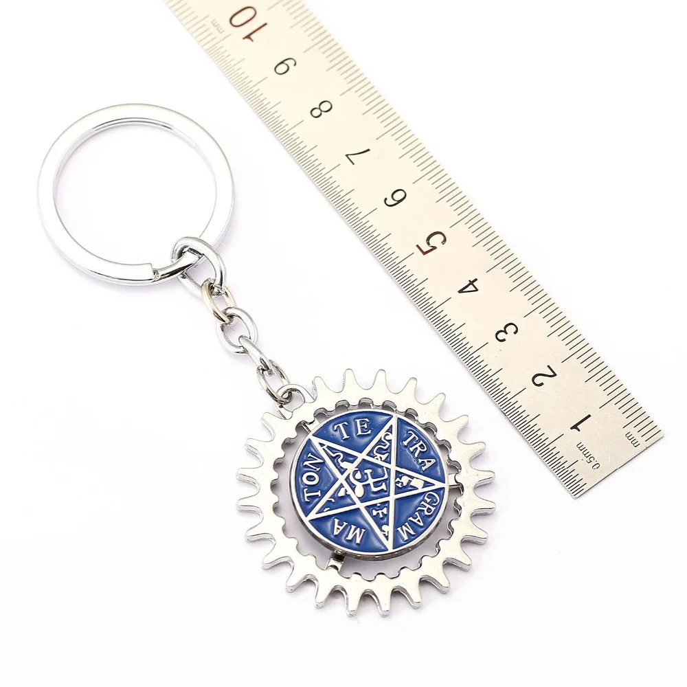 MS Jewelry Black Butler Keychain Rotatable Evil Eyes Key Ring Holder Gift Chaveiro Car Chain Pendant Anime Souvenir | Украшения и