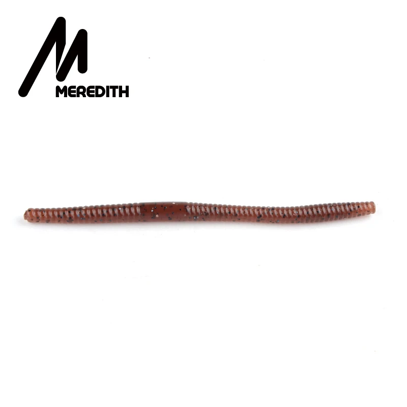 Meredith 5,5" 10 шт искусственные мягкие пластиковые приманки, силиконовые Джеркбейт, пресноводные рыболовные приманки, приманки для ловли окуня - Цвет: O