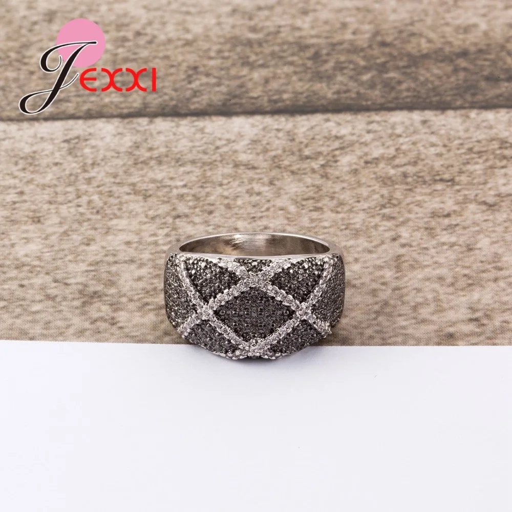

Unique Pattern Rings For Lively Party Occasion Gifts 100% Silver Rhinestone Women Men Favorites Chioces Crazy