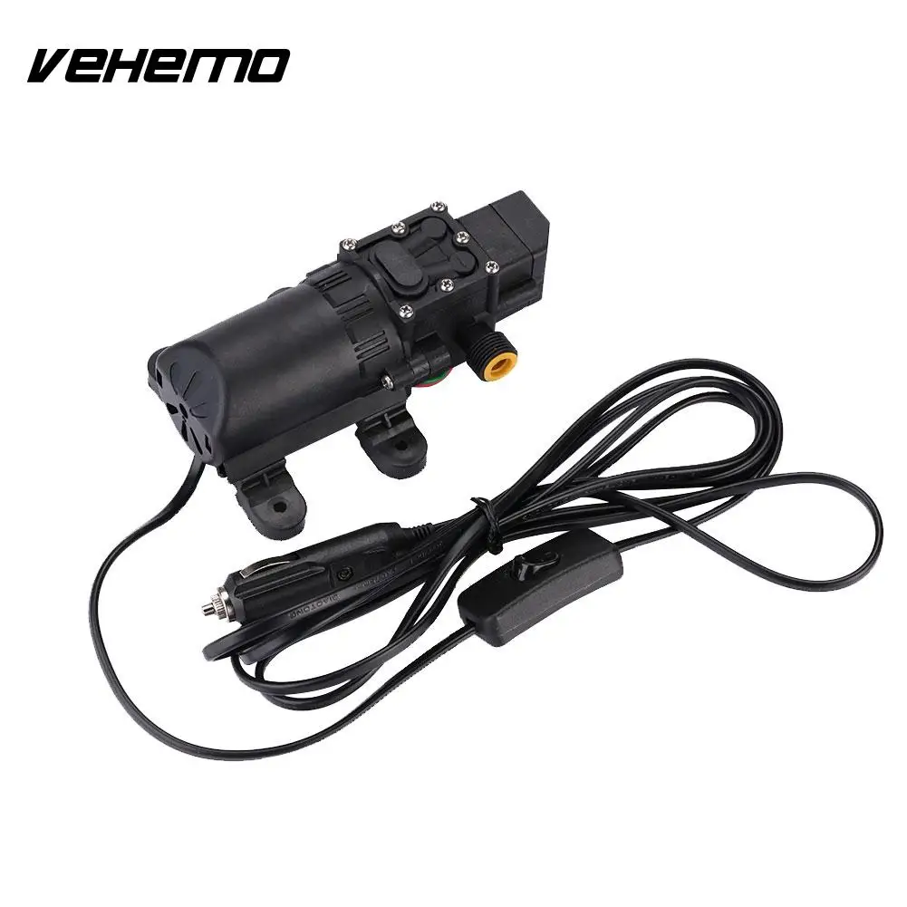 Vehemo DC 12 В 130 фунтов/кв. Дюйм насос для мойки автомобиля высокого давления в
