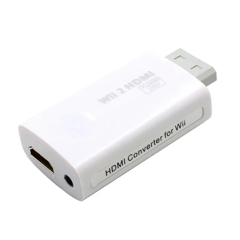 HDMI конвертер для wii белый Full HD 1080P wii для HDMI wii 2HDMI адаптер