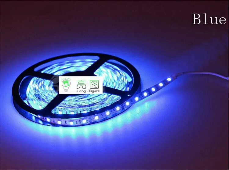 Водонепроницаемый 12 В 5 м 2835 Светодиодные полосы света RGB DC12V 60leds/m3528 освещение