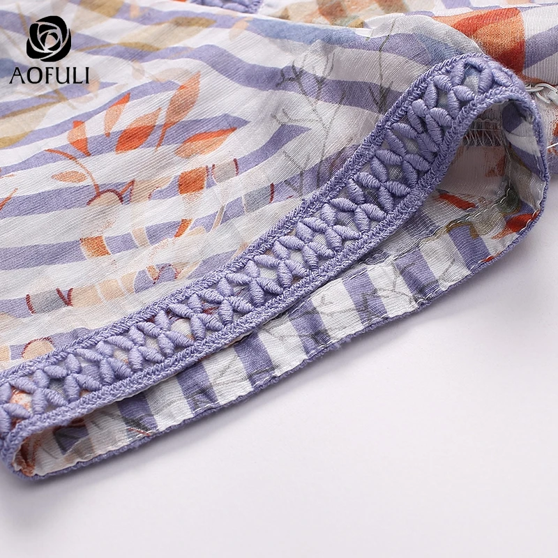 XL/2XL/3XL в богемном стиле полоску с цветочным принтом и длинное платье Лето кружева