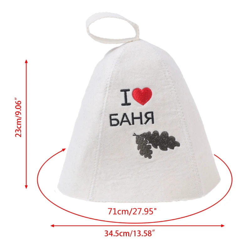 Сауна шерстяной войлок шляпа Анти Тепло чехол русская баня Кепки для ванной дом