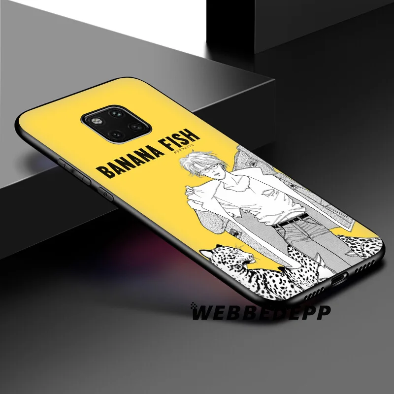 WEBBEDEPP Мягкий силиконовый чехол с банановой рыбкой для Huawei Honor Mate 20 10 8X 8C 8 6A 7A 7X 7C Lite
