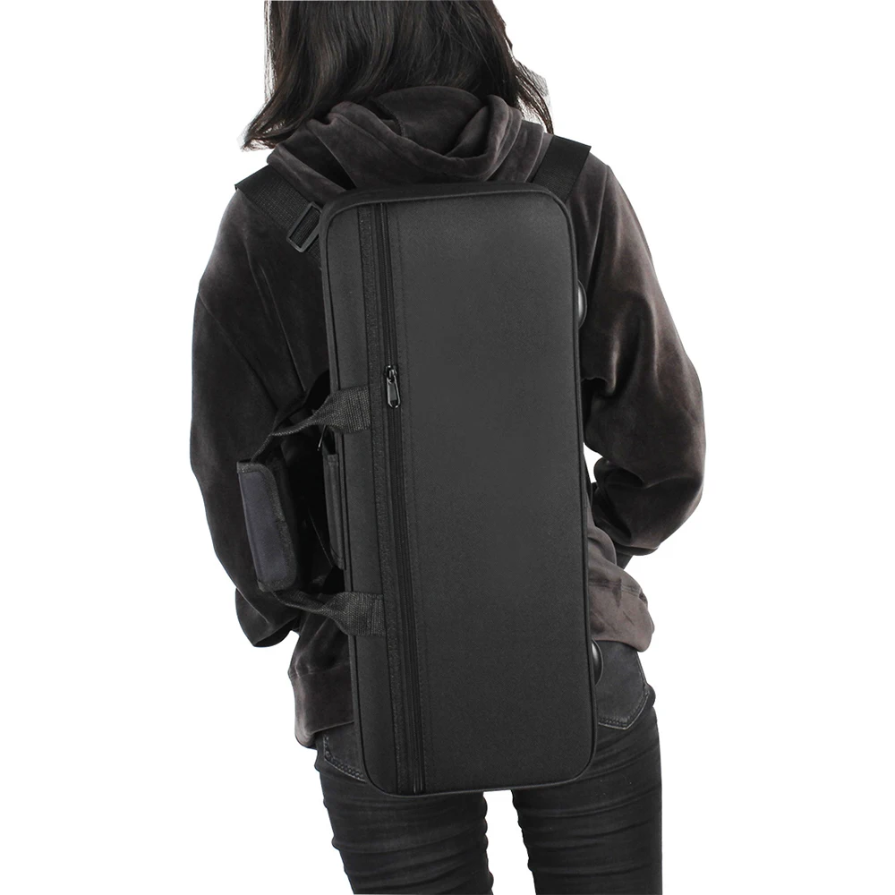 600D водонепроницаемый Gig Bag Box рюкзак ткань Оксфорд для трубы с регулируемым двойным плечевым ремнем карман из пенопласта с хлопковой подкладкой