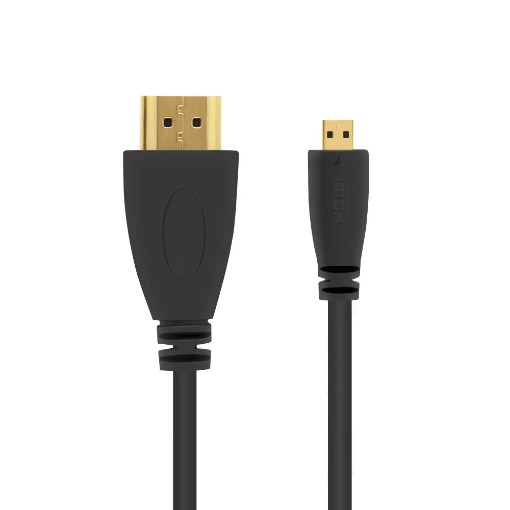 2 pack 1 м микро HDMI к кабель с Ethernet позолоченный для сотовых телефонов win8 4k x 2k 3D PS3 XBOX
