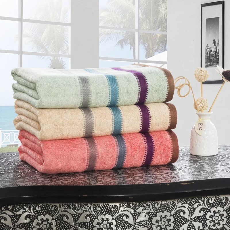 Полосы отель путешествия тренажерный зал Гольф пляжные Для ванной Полотенца