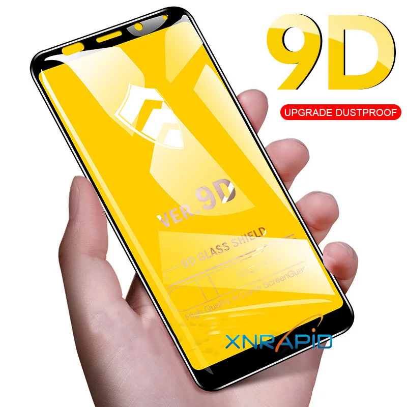 9D полное покрытие закаленное стекло для Xiaomi Redmi 4X 5A Note Защита экрана 5 Plus 6 Pro