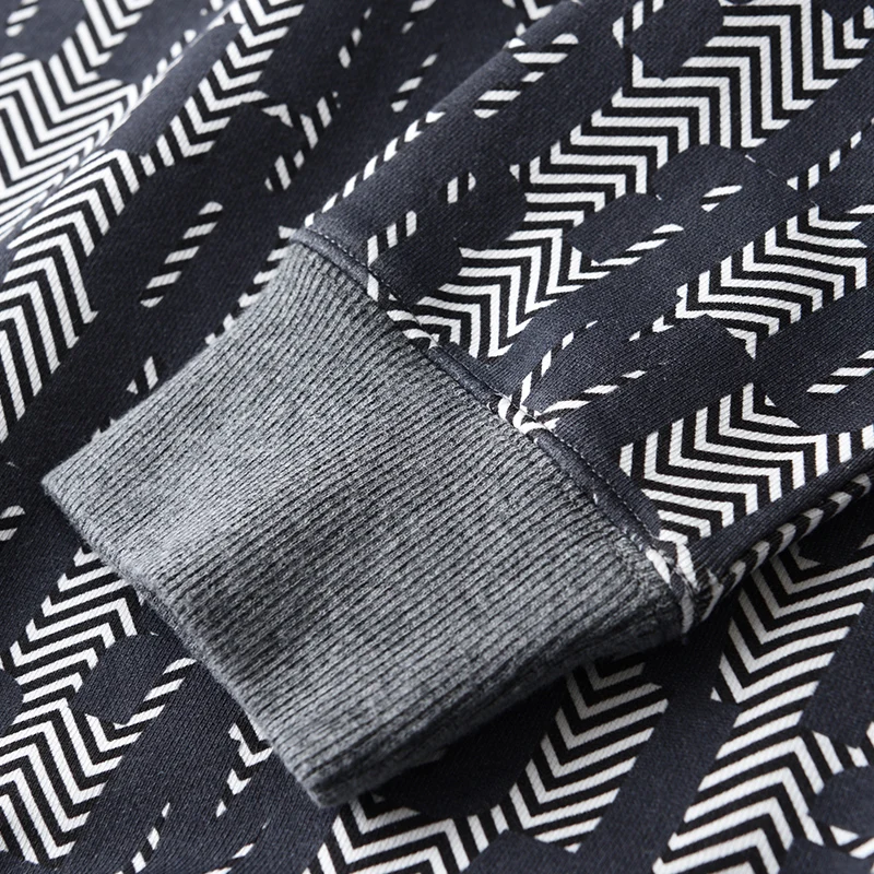 Толстовка Minglu Мужская с принтом круглый воротник большие размеры 4xl 100% хлопок |