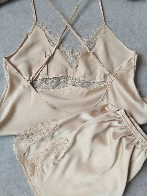 2016 Бесплатная доставка пикантные пижамный комплект Для женщин сна установить