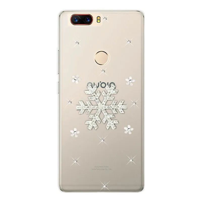 Nubia Z17 Rhinestone Christmas gift Diamond Case cover For ZTE Z9 Z11 Z18 mini s Max lite Z17s phone Back bag |