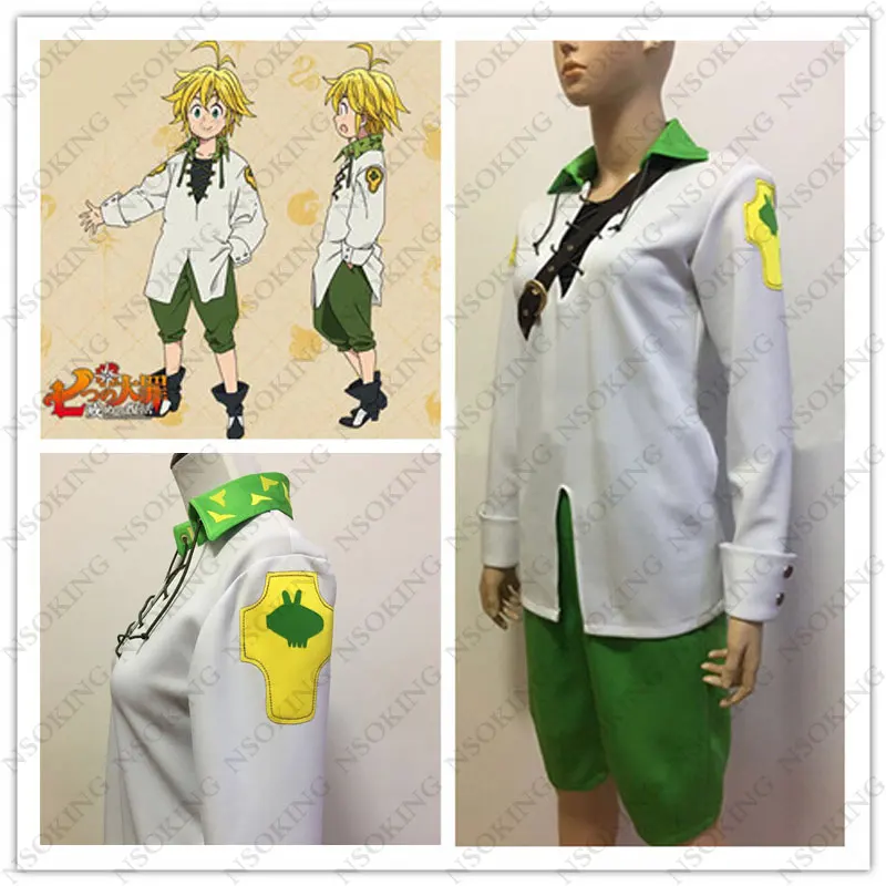 

Костюм из семи смертных грехов для косплея Nanatsu no Taizai Meliodas