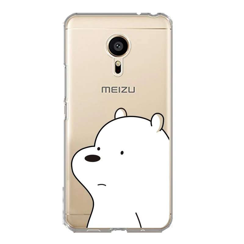 Мягкий прозрачный чехол из ТПУ для телефона meilan MX6 pro6 U20 U10 A5 M5 M5S E E2 Bear Coque Kumamoto Flora