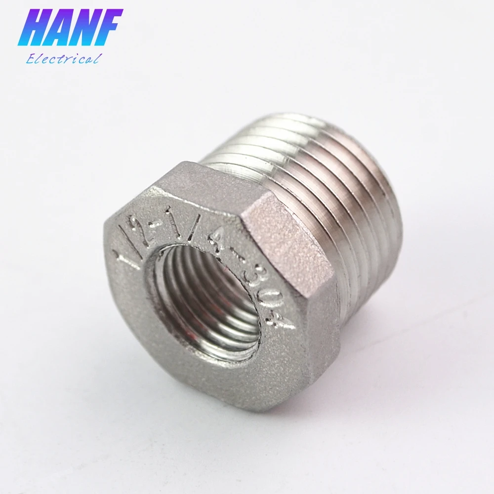 1 шт. 1/4 &quotЖенская резьба x 1/2&quot Мужской редуктор втулка редукционный переходник