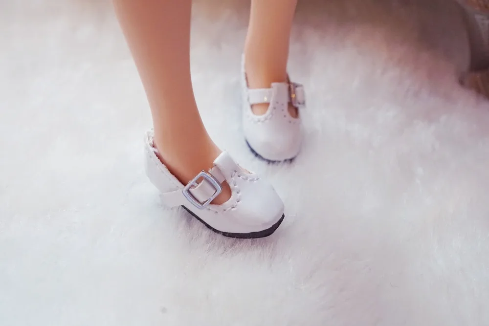 

Mary-Jane retro T leather shoes buckle shoes available for Blyth doll Redberry AZONE Chole doll accessories doll shoes
