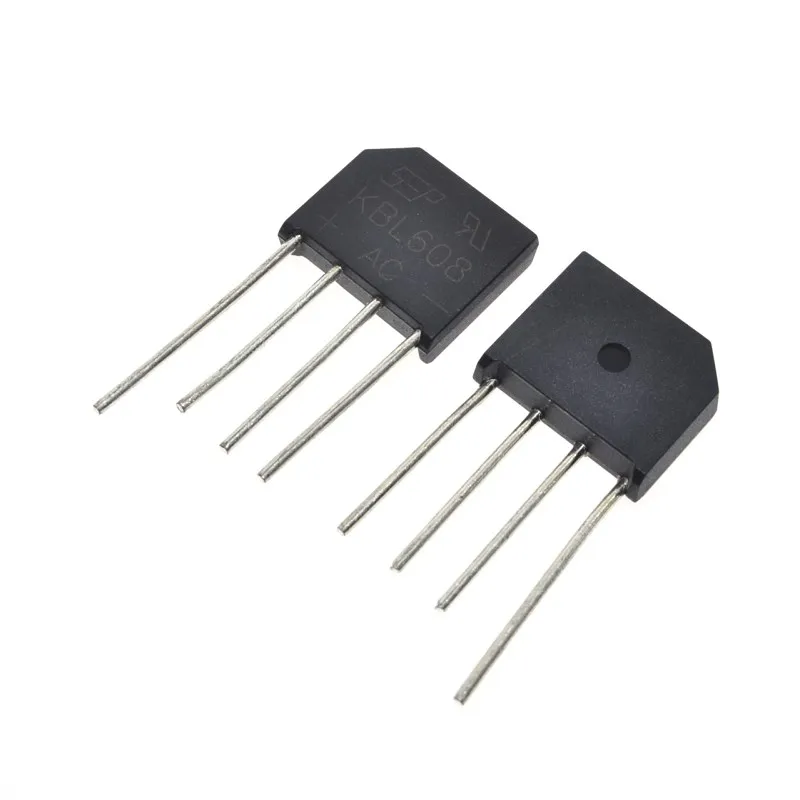 5 шт. KBL608 KBL-608 6A 800V диодный мостовой выпрямитель | Электронные компоненты и