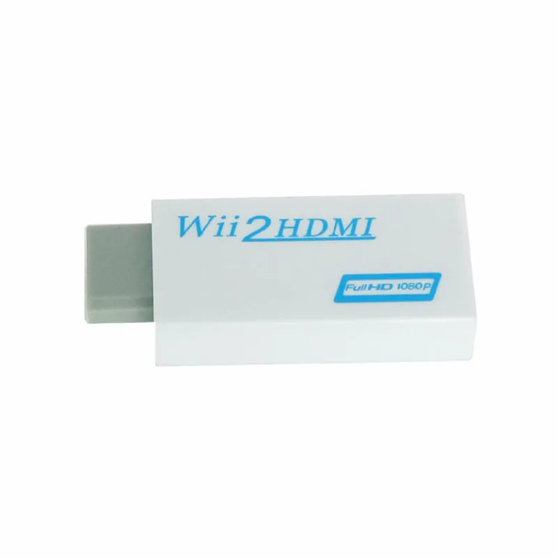 Larryjoe Full HD HDMI 1080P Converter Adapter With 3.5mm Stereo Audio Jack Output for Wii 2 Connector White | Электроника