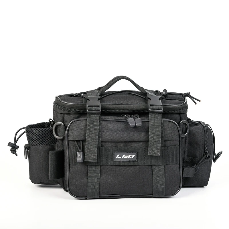 

40x17x20cm Outdoor Fishing Bag Multi-function Waterproof Oxford Cloth Waist Shoulder Messenger Fishing Tackle Reel Lure Camera