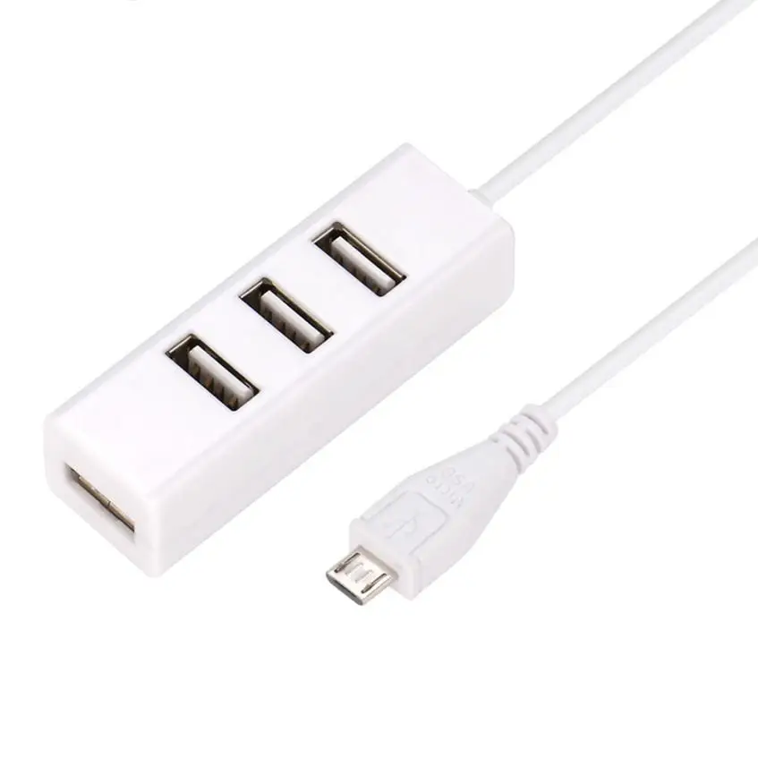 HIPERDEAL Новый Белый Micro USB к 4 портам OTG Hub для Raspberry Zero Hot 18Mar2 Прямая поставка |