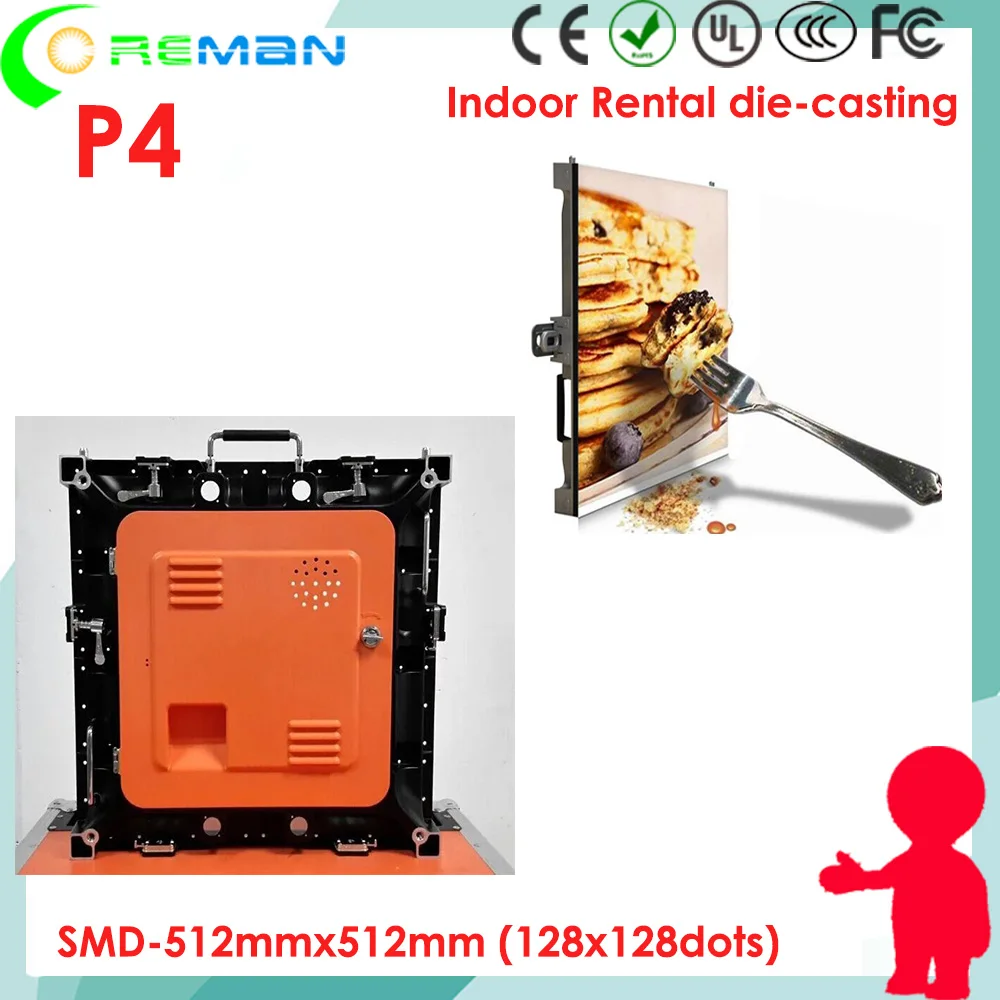 Гигантский полноцветный светодиодный экран для сцены концерта помещений