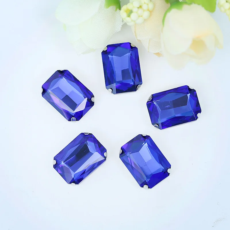 20 штук 10x14 мм смешанные цвета прямоугольник восьмиугольник Кристалл Причудливые