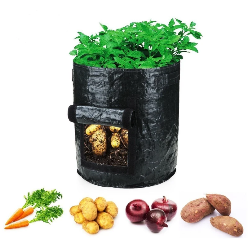 Плантатор для выращивания картофеля сделай сам из полиэтиленовой ткани мешок