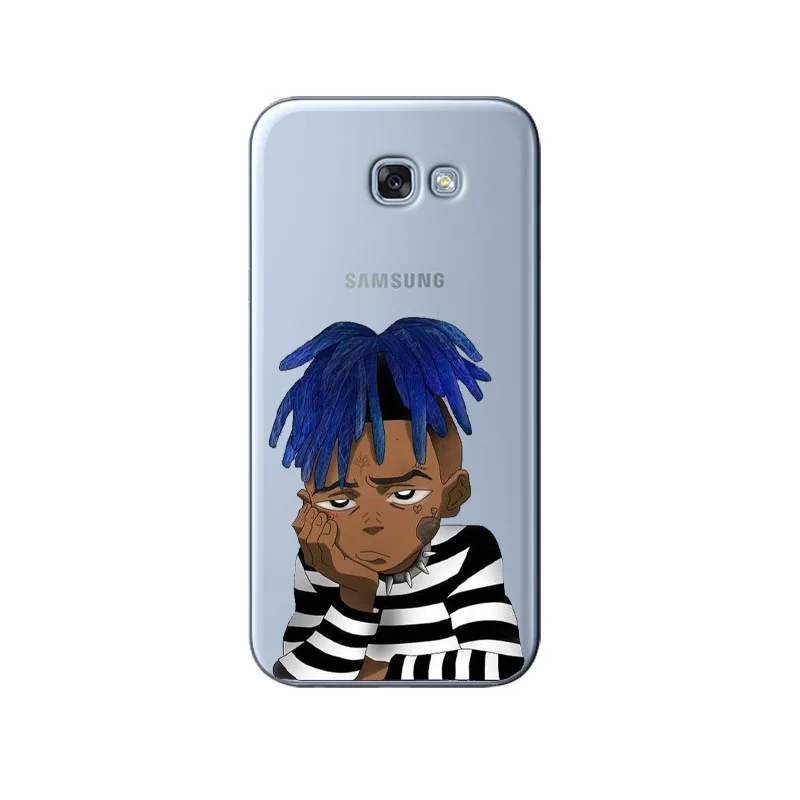 Новейшая мода xxxtentacion хип хоп Rapper Мягкий Силиконовый ТПУ чехол для телефона Samsung