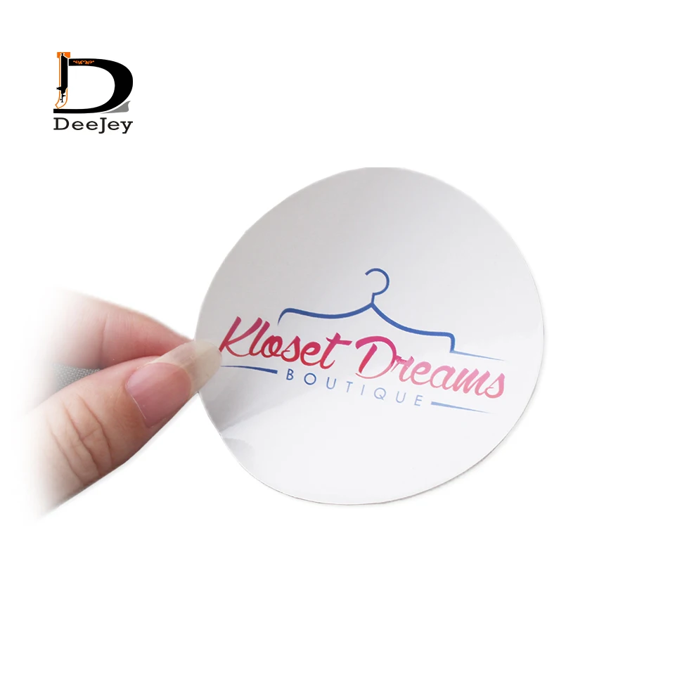 Заказное имя или Логотип Напечатанная художественная бумага самоклеющиеся