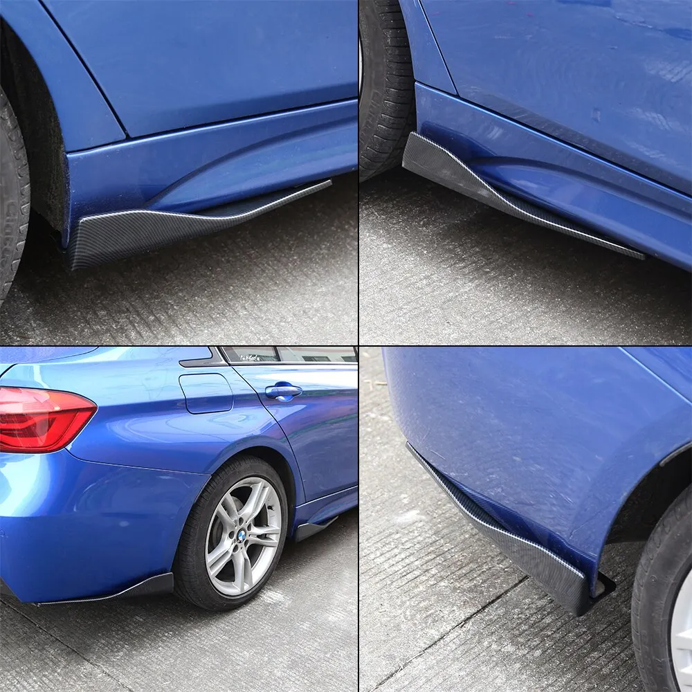 Универсальный 2 шт против царапин автомобильный диффузор губа на задний бампер