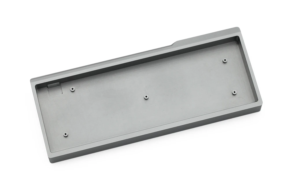 BM43 HPCase Grey x1 Анодированный алюминиевый чехол для bm43a bm43 40% pcb пользовательская клавиатура acclive угол черный серебристый серый желтый розовый синий высокий профиль - Цвет: BM43 HPCase Grey x1