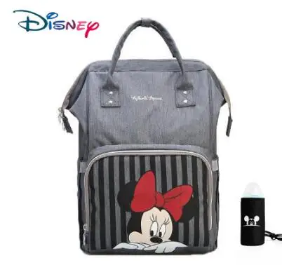 5 Disney сумка для подгузников рюкзак Микки Маус USB грелка сумка дети анти-потеря пояс Рюкзак для подгузников путешествия рюкзак Мумия сумка Предварительный дизайн - Цвет: 5