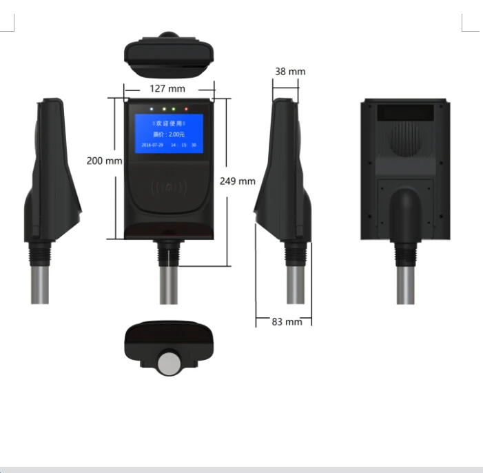 13 56 NFC считыватель пользовательских дальних расстояний UHF RFID встроенный