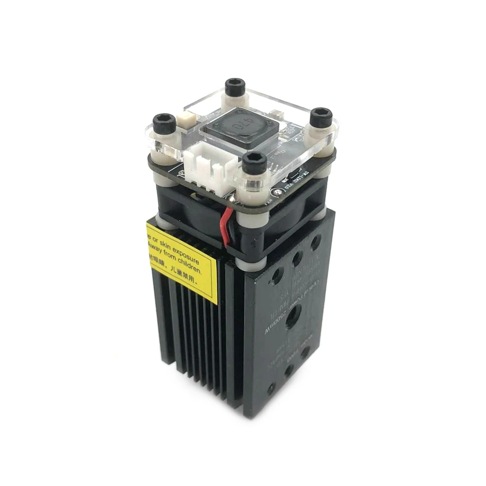 2500 мвт 445nm 12V Синий Фиолетовый гравировальный станок с ЧПУ, 2,5 w с ttl/ШИМ, может управлять мощности лазера и настроить фокус
