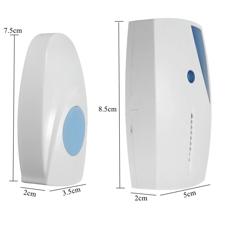 Wireless Doorbell 36 Tunes Chimes 100M Range Digital Remote Control Door Bell LED Receiver | Безопасность и защита