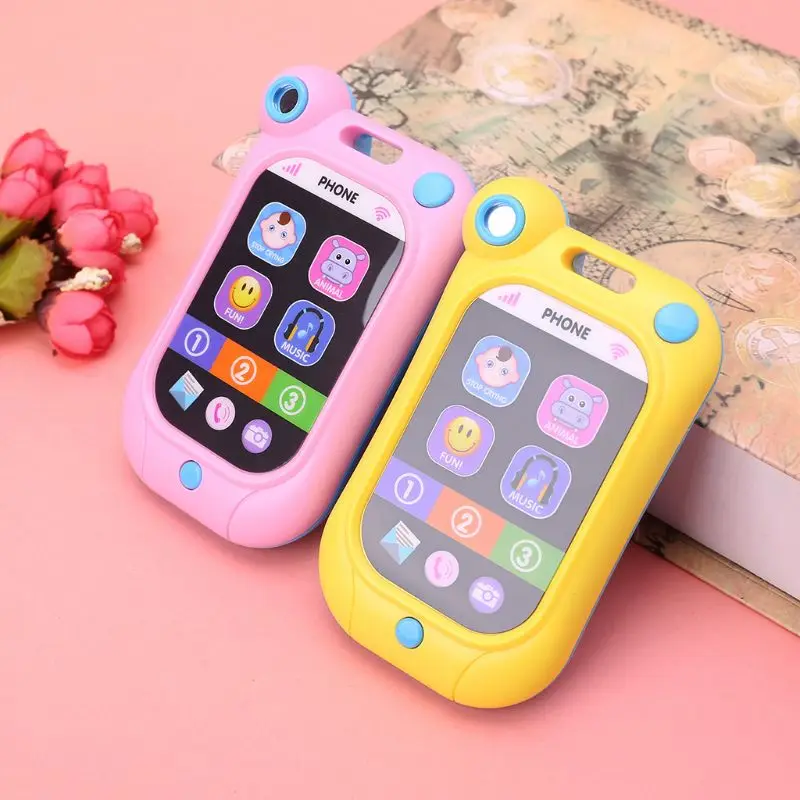 Детские симулятор музыка Смарт сотовый телефон сенсорный экран развивающие