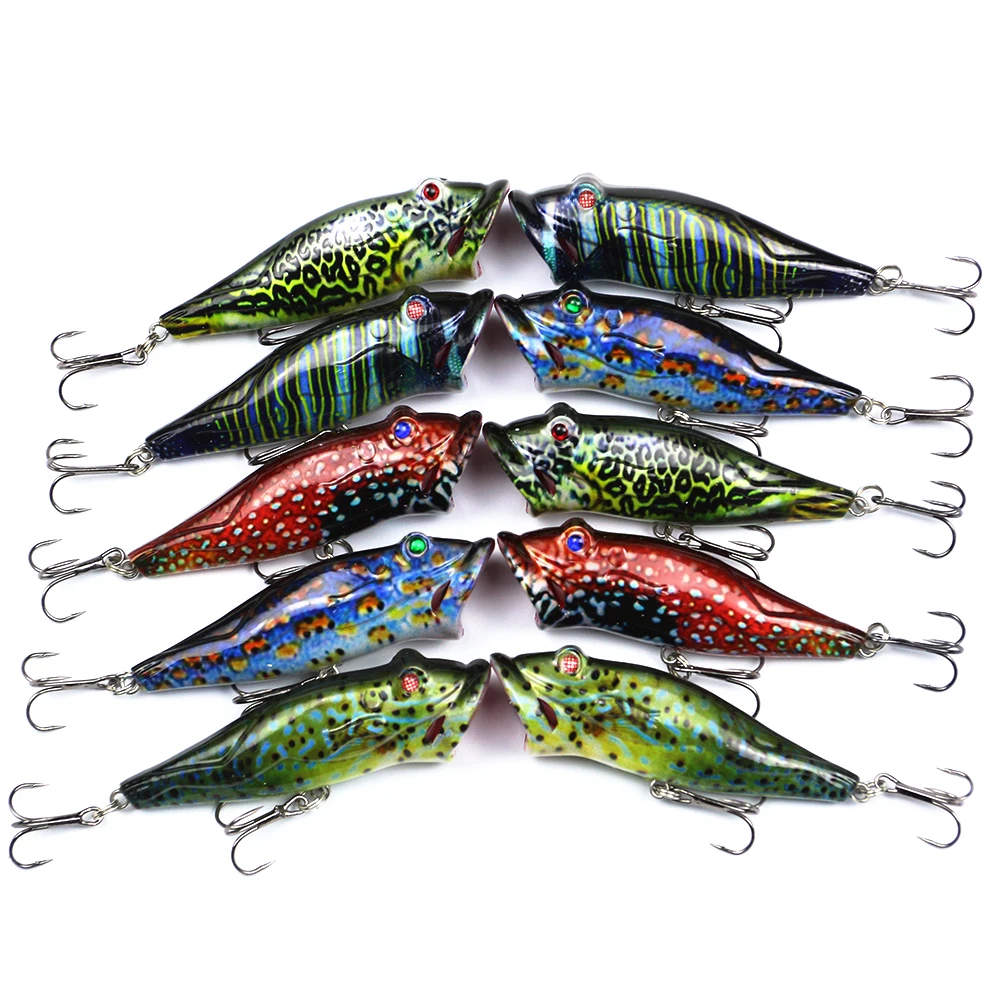ZXZ Minnow твердая бионическая 3D наживка для глаз 6 # крючок воблеры плавания