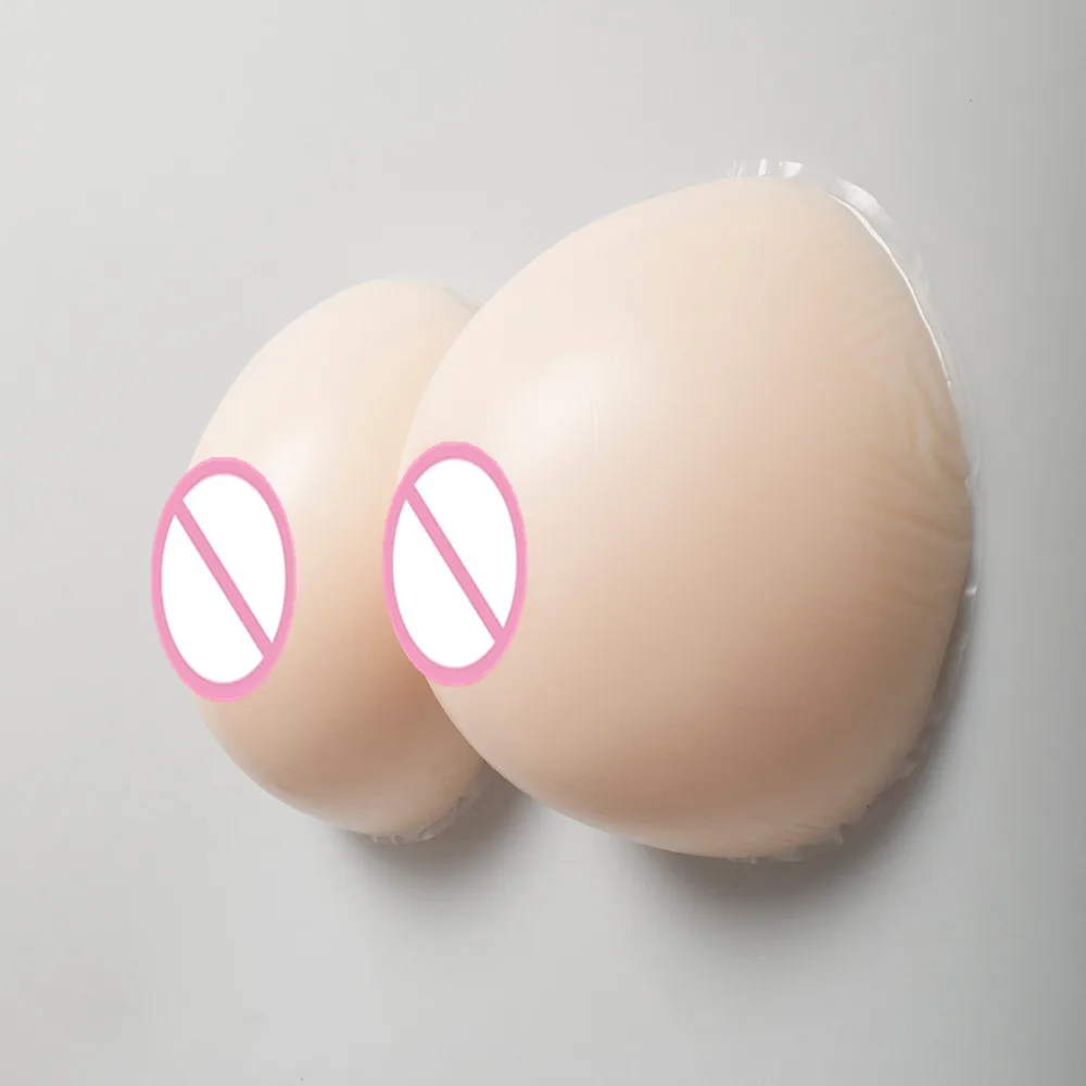 Crossdresser Breast 1200g/pair Realistic Silicone Forms Transgender CD Boobs Enhancer Cup DD |