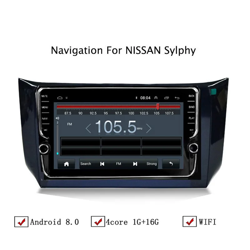 NAVITOPIA 10 1 дюймовый автомобильный мультимедийный плеер Andriod 8 GPS навигация для Nissan