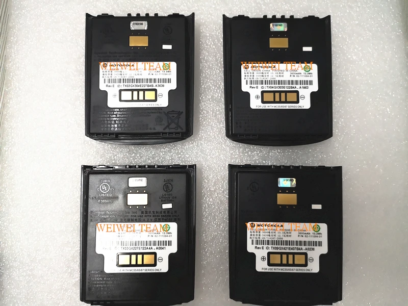 5 шт. 82-107172-02 аккумулятор для нового символа MC55 MC55A MC55N MC65 MC67 аккумулятор 2400 мАч