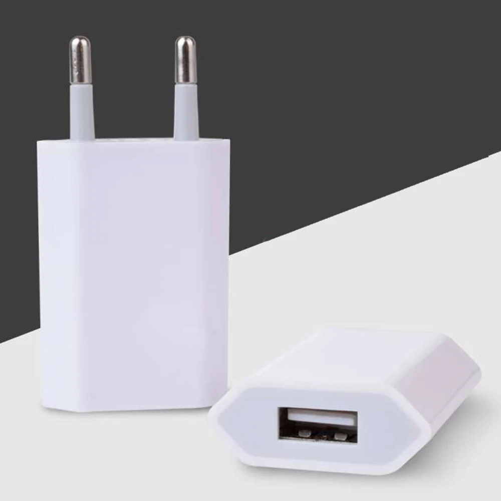 Адаптер питания с USB портом цветной евровилкой|Зарядные устройства для