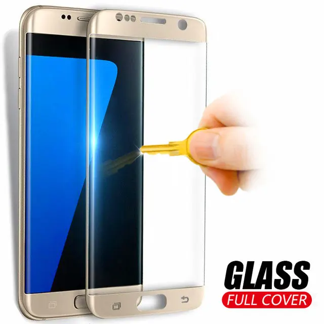 3D изогнутый протектор экрана для samsung Galaxy S7 Edge закаленное стекло для Galaxy S 7 7edge защитное стекло на Glaxy S7edge пленка