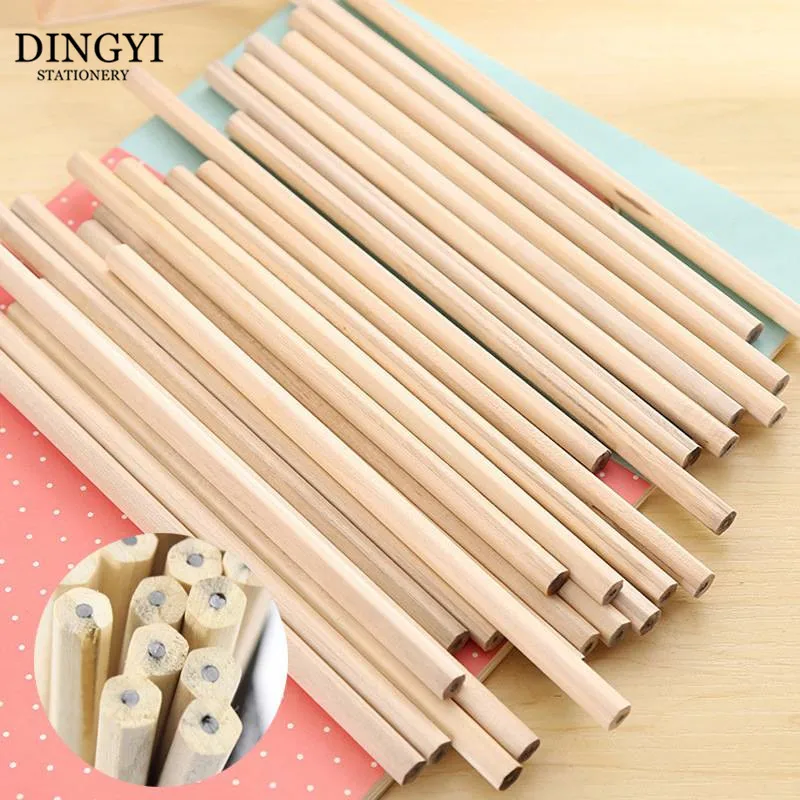 DINGYI 5 шт. нетоксичные HB натуральные деревянные карандаши экологически чистые записываемые эскизы черный карандаш Канцтовары офисный школьный поставка
