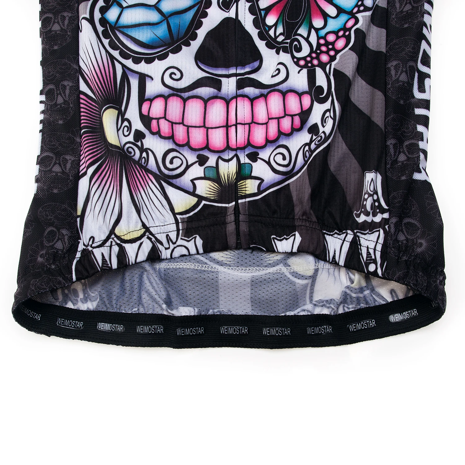 Женская велосипедная майка с коротким рукавом дышащая розового и черного цветов