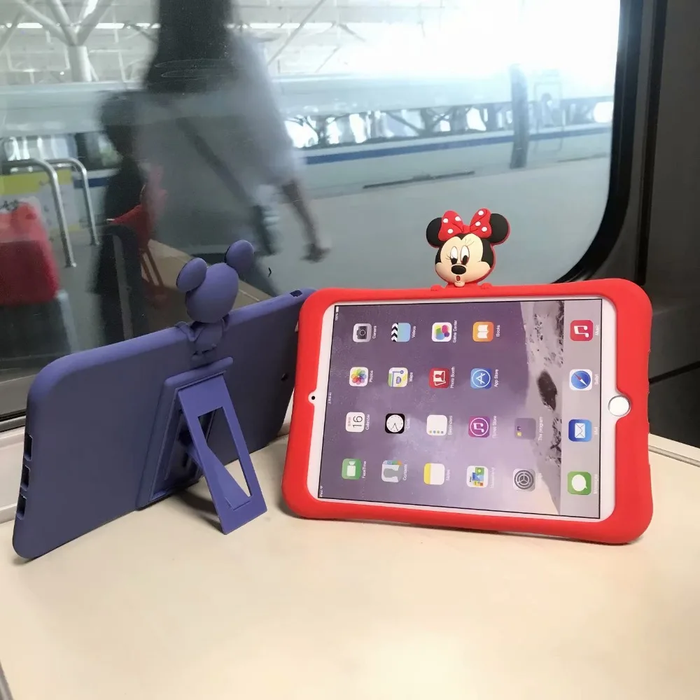 Для Apple iPad Pro 10,5 дюймов A1701 A1709 Силиконовая задняя крышка-чехол для iPad 9,7 Pro 9,7 Air 1 Air 2 A1822 A1823 A1893+ подставка для ручек