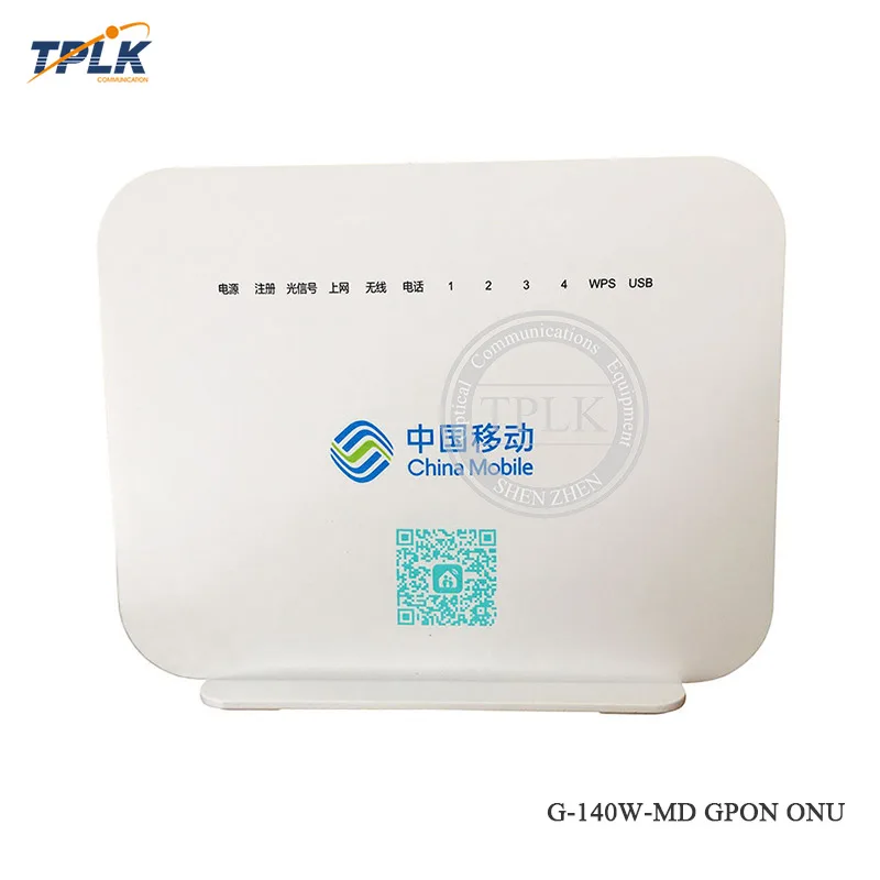 Используется G 140W MD английской прошивки GPON ONU ONT с 1GE + 3FE 1Tel Wifi USB HGU|Оптоволоконное