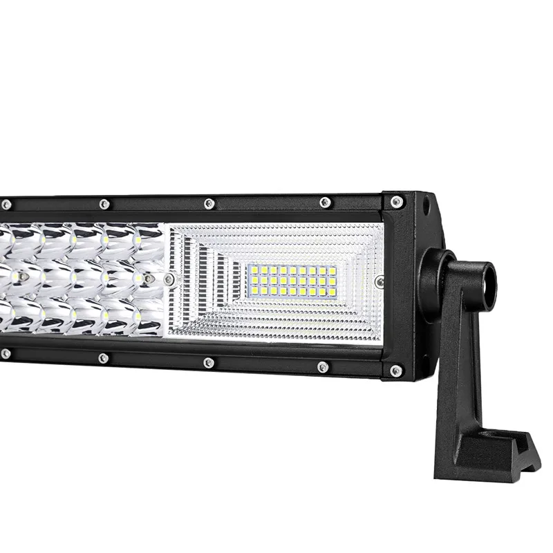 Oslamp 34 дюймов Tri ряд прямо СВЕТОДИОДНЫЙ свет Offroad бар комбо светодиодный работы для