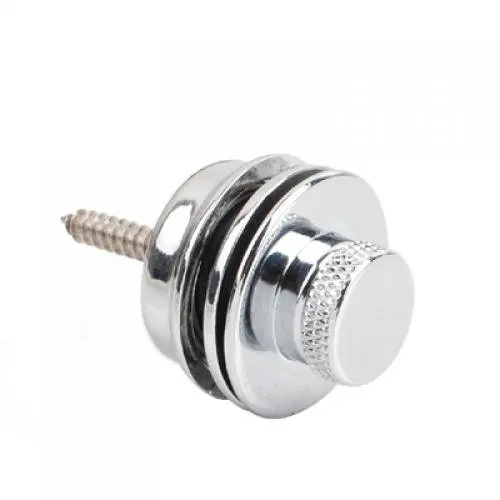 Шьет плоская головка хромированный ремешок замок для электрогитары|strap lock|for electric